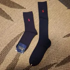 ラルフローレン　 ネイビー キッズ靴下