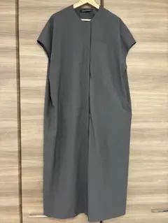 mizuiro ind ノースリーブグレーワンピース