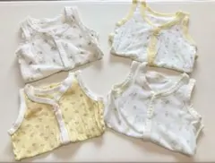 西松屋まとめ売り4枚　メッシュ肌着　70