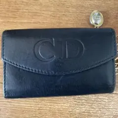 Christian Dior クリスチャンディオール 6連キーケース ネイビー