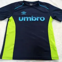 umbro ネイビー×ライムグリーン Tシャツ プラシャツ 150のサムネイル