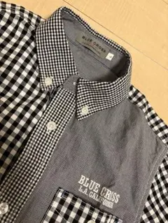 BLUE CROSS•Lサイズ　チェック柄 長袖シャツ