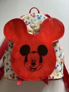 レア！日本未発売ディズニーラウンジフライ ミッキーワッフル リュック 