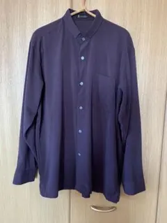 ダークパープル 長袖シャツ
