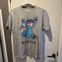 Disney Stitch スティッチ Tシャツ グレー XL