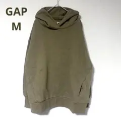 美品　GAP フーディーパーカー M カーキ　オリーブ　新品タグ付き　a303