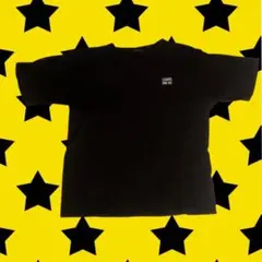 黒 半袖Tシャツ フロントロゴ バックグラフィック