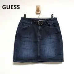 GUESS　ミニスカート　デニム　ストレッチ　小さめ【Sサイズ】のサムネイル