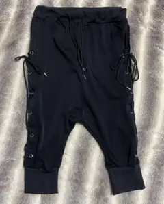 PSYCHO NATION レースアップクロップドパンツ　サルエルパンツ