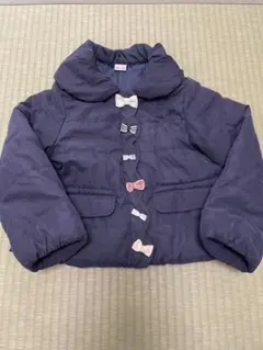 petit main ブラック ダウンコート 120cm