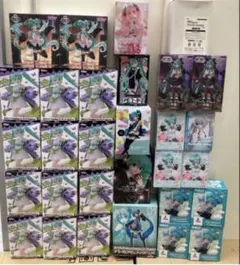 初音ミク フィギュア24点まとめ売り GAME T-most 0815 - メルカリ