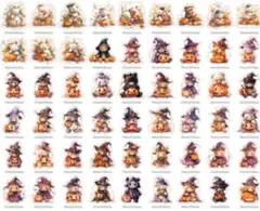 nene様 　ハロウィンベアロールステッカー6種おすそ分け