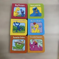 Sesame Street セサミストリート 英語ボードブック 6冊セット