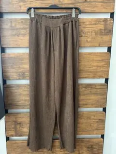 裾メロウブラウンパンツM