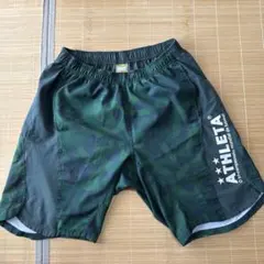 ATHLETA ハーフパンツ カモフラ柄 Msize グリーンのサムネイル