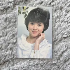 松田聖子 歌手 昭和アイドル A4サイズ 光沢写真 厚手ラミネート加工
