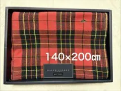 ラルフローレン チェック/タータン コットンブランケット 140×200 綿毛布のサムネイル