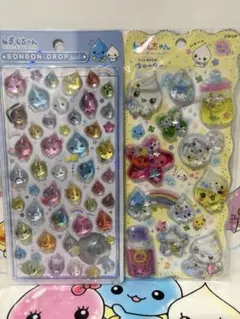 しずくちゃん ボンボンドロップシール ウォーターシール 2点セット