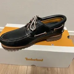Timberland 黒 モカシンデッキシューズ