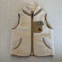 moz もこもこベスト 110 美品