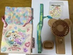 【★巾着付き★】ダッフィー ハンディーファン