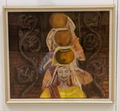 台湾の画家・陳樂子　油彩画　小品 台湾の画家・陳樂子 油彩画 小品 - メルカリ