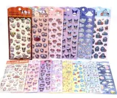 サンリオ ぷくっとシール 全種 ダイソー キャンドゥ コンプリートセット
