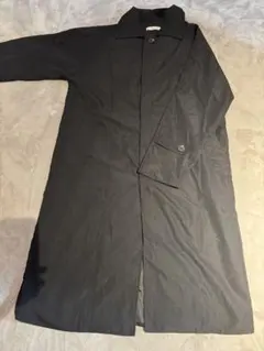 ブラック ステンカラーコート