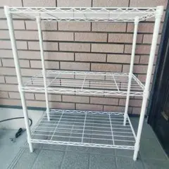 イケア アントニウス ワイヤーラック 廃盤品 天板付き 収納 引き取り
