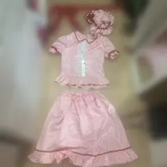 レミリア ピンク コスプレ衣装セット フリル付きのサムネイル