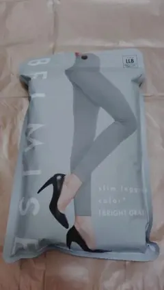 BELMISE★着圧レギンス グレーLLB