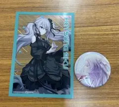 プロセカ　初音ミク　グリッター缶バッジ(おまけカード付き)