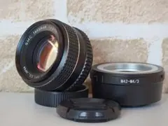 PENTAX SMC Takumar 55mm F1.8 M4/3アダプター付のサムネイル