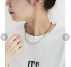 JOURNAL STANDARD relume ボールチェーンN/L シルバー