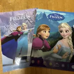 Disney Frozenアナと雪の女王　 クリアファイル 2枚セット