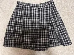 チェック ミニスカート