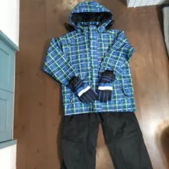 美品　 子ども用スキー＆スノボウェア　ジャケット＆ズボン　160cm 男女兼用