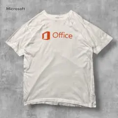 3204 古着Microsoft Office企業ロゴTシャツ好デザインオフ白Mのサムネイル
