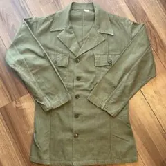 希少 40s 米軍 HBT ジャケット 尿素ボタン ヴィンテージ M43 M47