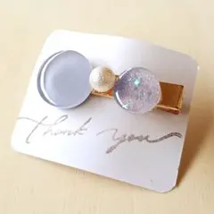 レジンヘアクリップ　☆おまとめ購入がお得☆