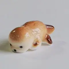 小さなラッコさん陶器人形