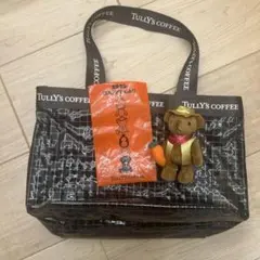 TULLY'S COFFEE 福袋2025トートバッグとぬいぐるみ
