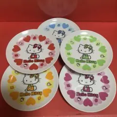 ハローキティ　小皿（2005年製）　5枚セット