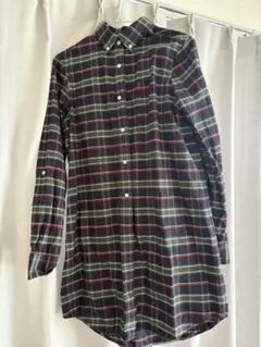 FRED PERRY チェック柄長袖シャツ