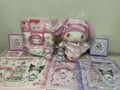 サンリオ くじ ぬいぐるみ クッション 等 11点セット マイメロディ クロミ
