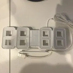 IKEA イケア LED デジタル時計 NOLLÅTTA USB