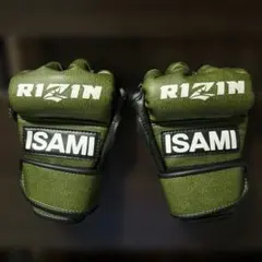 RIZIN オープンフィンガーグローブ XL ルイス・グスタボ　堀江圭功サイン入 RIZIN オープンフィンガーグローブ XL ルイス・グスタボ 堀江圭