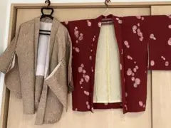 【昭和レトロ】正絹羽織2枚
