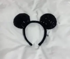 【ディズニー】 ミッキー スパンコールカチューシャ