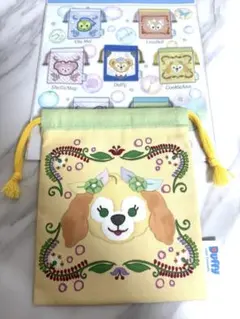 ダッフィー20周年 巾着 きんちゃく　クッキーアン